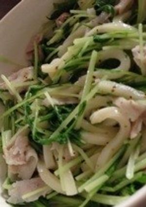しゃきしゃき♡水菜のさっぱりうどん-レシピのメイン写真