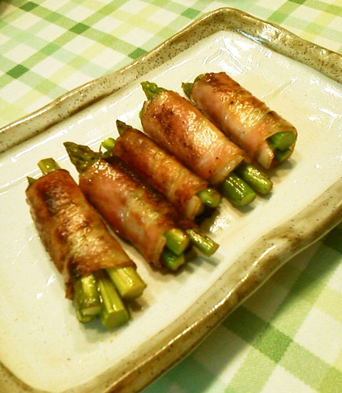 絶対失敗しない☆アスパラベーコン by ほそあず 【クックパッド】 簡単