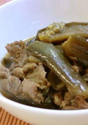 副菜～ナスと豚肉の煮物-レシピのメイン写真