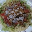 冷しゃぶの冷製パスタ