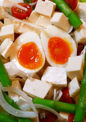 フェタチーズと豆腐のサラダ♪-レシピのメイン写真