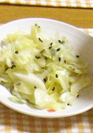 キャベツごま塩サラダ-レシピのメイン写真
