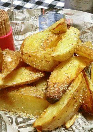 簡単カロリーオフ♡粉不要のポテトフライ-レシピのメイン写真