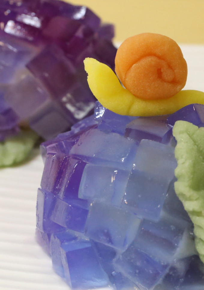 和菓子 あじさい 作り方-レシピのメイン写真