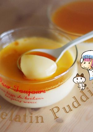 ゼラチンで作るトロッとろプリン-レシピのメイン写真