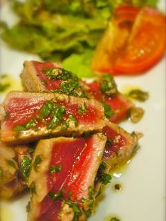 まぐろのたたき☆バジルソース-レシピのメイン写真