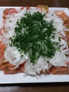 ドカンとトマト大量消費サラダ-レシピのメイン写真