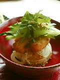 塩ヨーグルト&醤油！豚バラ揚げ添え冷素麺