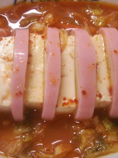 かまぼこと豆腐のキムたまソース-レシピのメイン写真