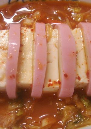 かまぼこと豆腐のキムたまソース-レシピのメイン写真