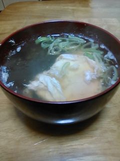卵ととろろ昆布のすまし汁-レシピのメイン写真
