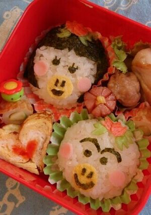 ❀はなかっぱ ももかっぱの簡単キャラ弁❀-レシピのメイン写真
