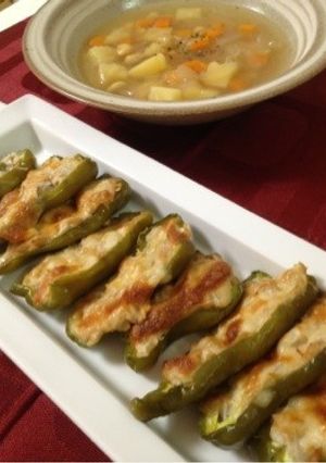 簡単おいしい☆ピーマンのチーズ焼き-レシピのメイン写真