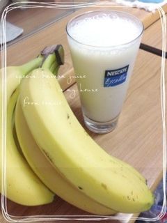 あっさりバナナジュース♬-レシピのメイン写真