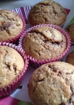 バナナ ヌテラ カップケーキ-レシピのメイン写真