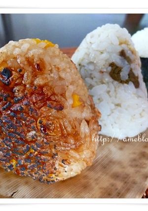 焼きモロコシおにぎり-レシピのメイン写真