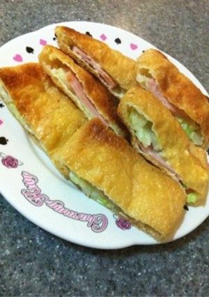 簡単♪油あげのキャベツはさみ焼き-レシピのメイン写真