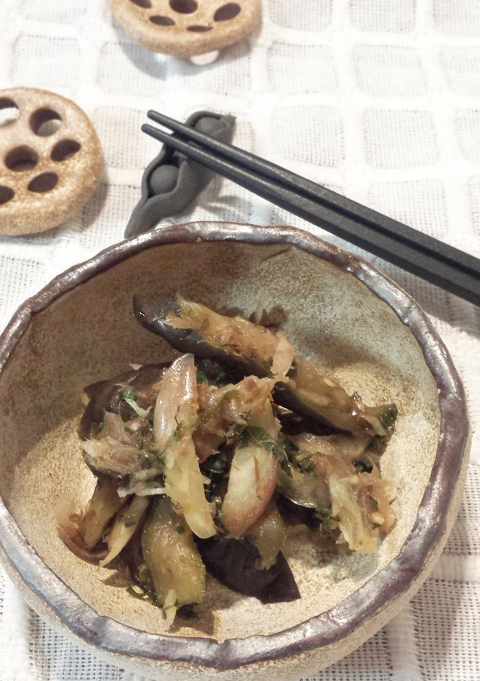 茄子みょうが大葉のさっぱり和え-レシピのメイン写真