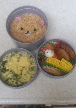 旦那にリラクマ弁当！わかってくれるかな？-レシピのメイン写真