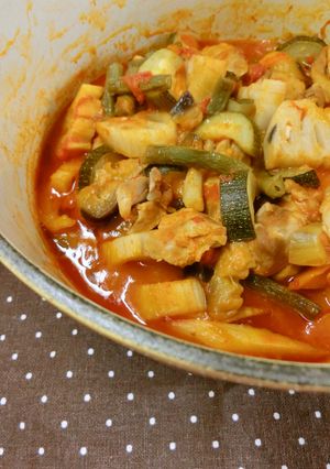 チキンも入った♪根菜ラタトゥイユ-レシピのメイン写真
