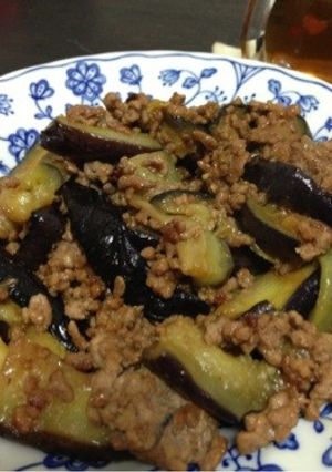 ひき肉と茄子の味噌炒め☆俺スタイル-レシピのメイン写真