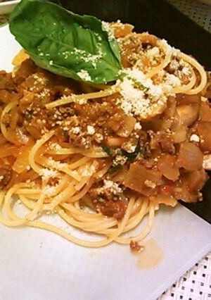 簡単なのに絶品♪感動のミートソースパスタ-レシピのメイン写真