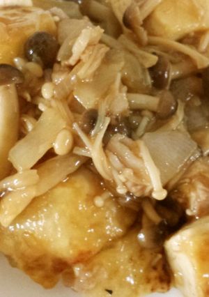 ご飯がススム！豆腐のバター醤油炒め-レシピのメイン写真