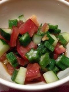 夏野菜のさっぱりサラダ☆-レシピのメイン写真