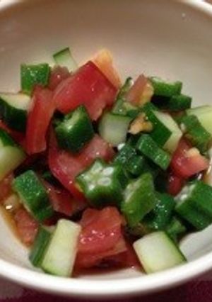 夏野菜のさっぱりサラダ☆-レシピのメイン写真