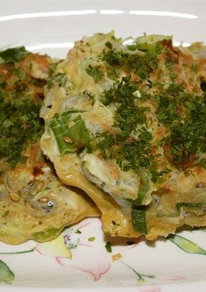 しらすと野菜でミニお好み焼き-レシピのメイン写真