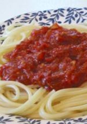 基本的ですが☆トマトソースパスタ-レシピのメイン写真