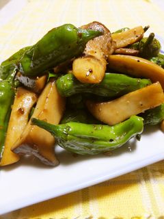 ししとうとエリンギのガーリック醤油炒め-レシピのメイン写真