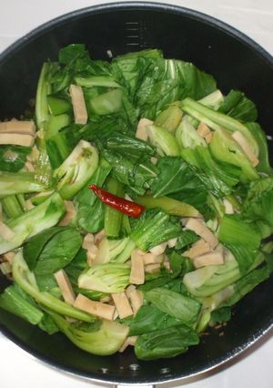 高野豆腐・青梗菜・野菜炒め♪簡単アレンジ-レシピのメイン写真