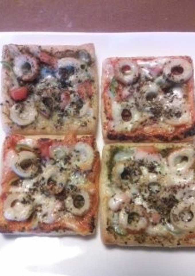 お揚げさん(薄揚げ)のピザもどき-レシピのメイン写真