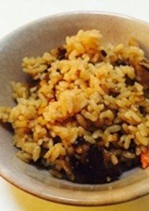 簡単!!きのこと鶏肉の炊き込み御飯☆-レシピのメイン写真
