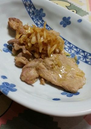 らっきょうで柔らか豚ソテー-レシピのメイン写真