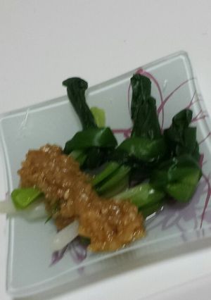 結びアサツキの胡麻味噌ダレ-レシピのメイン写真