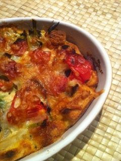 野菜とパンのキッシュ-レシピのメイン写真
