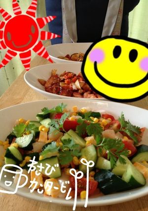 もりもり食べよう♡夏のシーフードサラダ-レシピのメイン写真