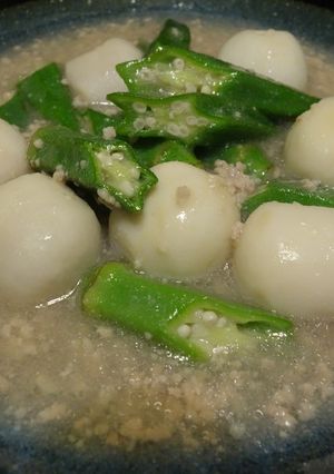 10分で料亭風オクラとさといものあんかけ-レシピのメイン写真