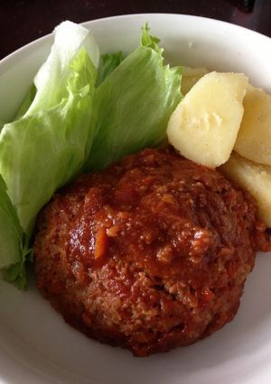 やわらか☆ノンオイル煮込み豆腐ハンバーグ-レシピのメイン写真