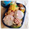 キャラ弁・傘と雨靴・デコ弁