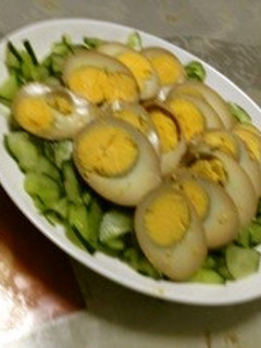 ちょいピリ煮卵-レシピのメイン写真