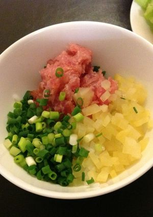 カラフル三色丼♡彼の好物トロ&葱たく丼-レシピのメイン写真
