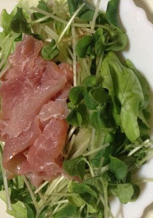 変わり生ハムサラダ-レシピのメイン写真