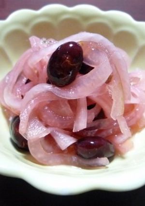 黒豆deピンク玉ねぎ✿-レシピのメイン写真