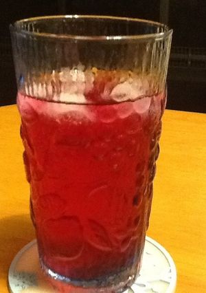 ハマるシソジュースの焼酎割り-レシピのメイン写真