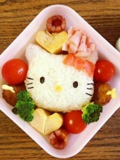 ハローキティ弁当-レシピのメイン写真