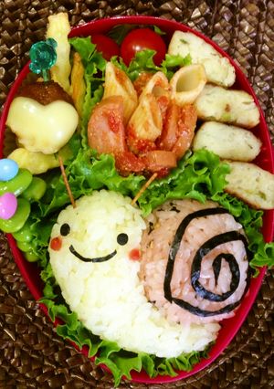 キャラ弁＊かたつむり-レシピのメイン写真