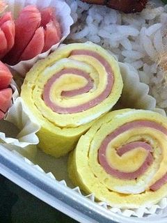 ハムチーズ卵◎くるくる◎-レシピのメイン写真
